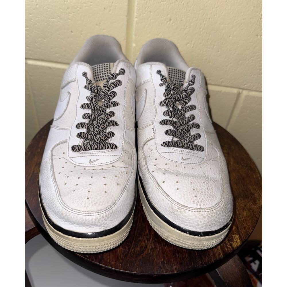 Nike Men’s 11 Air Force 1 Low "White Outline" 488298-160 Sneaker Athletic Shoes